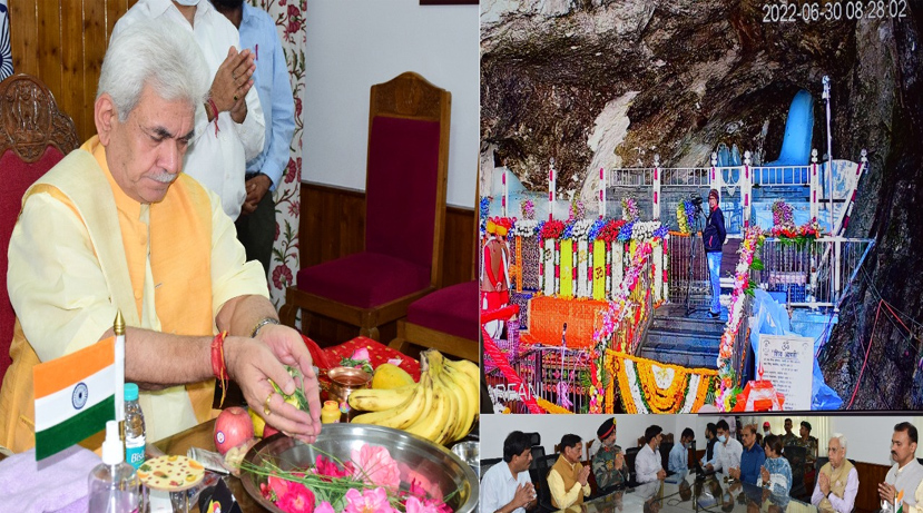 Have firm belief Amarnath Yatra will be peaceful: LG Sinha